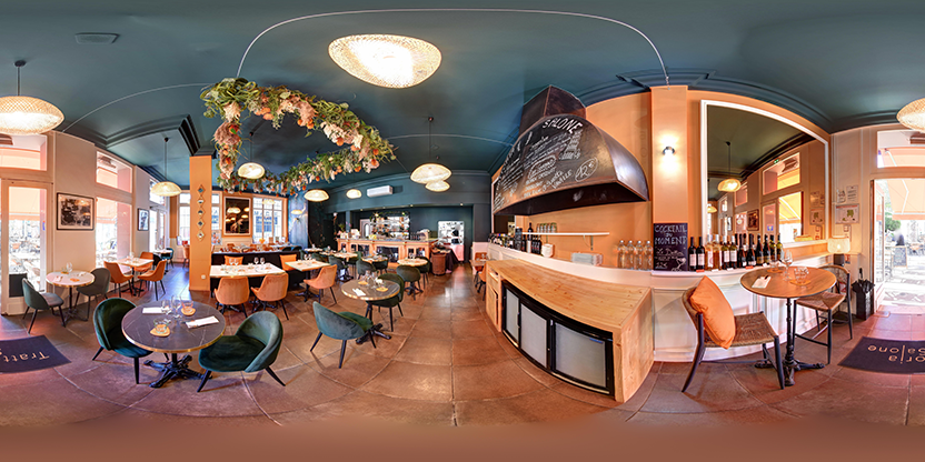 Visite virtuelle 360 de Trattoria Salone à Salon-de-Provence – Restaurant – Webvisite