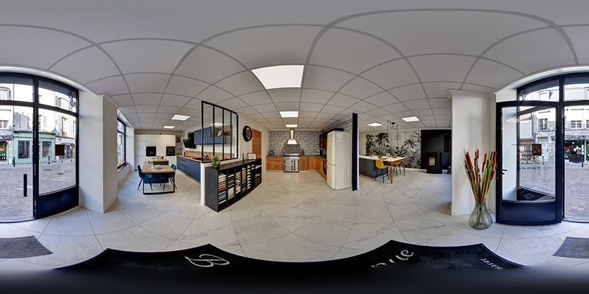 Visite virtuelle 360 de Demeulenaere Cédric SARL- Agencement sur mesure - cuisine - dressing à Pithiviers – Cuisiniste – Webvisite