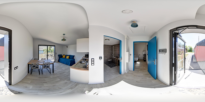 Visite virtuelle 360° de Les Gabelous Gites de Vacances à Arzal – Gîte – Webvisite