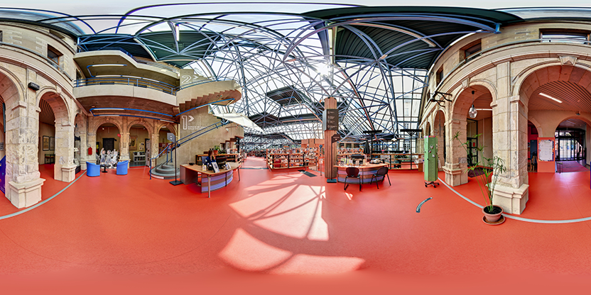 Visite virtuelle 360 de Médiathèque Jean Jaurès - Ville de Nevers - Nevers