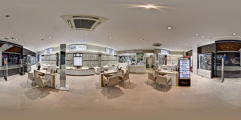 Visite virtuelle 360° de Opticien Villeneuve-D'Ascq - Alain Afflelou à Villeneuve-d'Ascq – Opticien – Webvisite