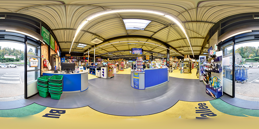 Visite virtuelle 360 de Bureau Vallée Saint Priest en Jarez - Saint-Priest-en-Jarez