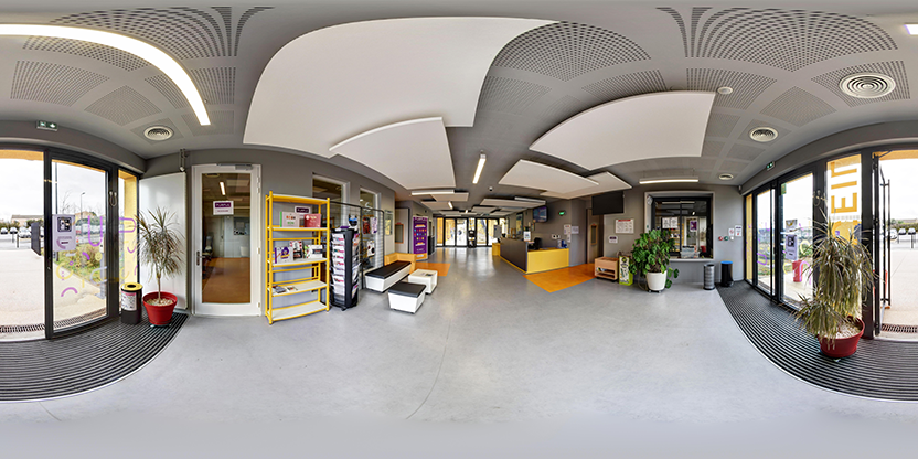 Visite virtuelle 360° de Purple Campus Carcassonne à Carcassonne – Enseignement Supérieur – Webvisite