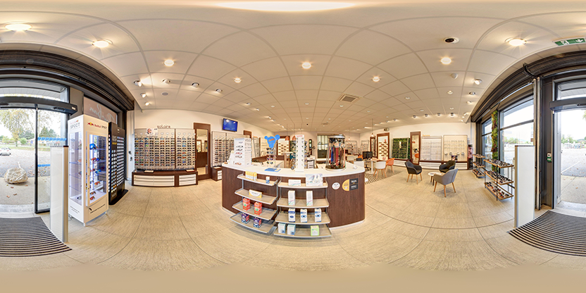 Visite virtuelle 360 de Remi Roumanet Optique et Audition Chambonas - Chambonas