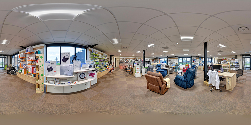 Visite virtuelle 360° de Medical Planet - Beaune à Beaune – Magasin de matériel médical – Webvisite