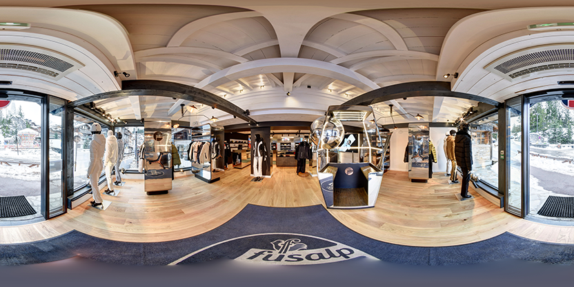 Visite virtuelle 360° de Fusalp Courchevel 1850 à Courchevel – Magasin d'articles de sports – Webvisite