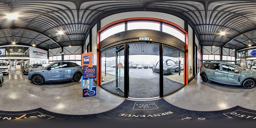 Visite virtuelle 360° de David Vincent Automobiles à Pabu – Concessionnaire automobile – Webvisite