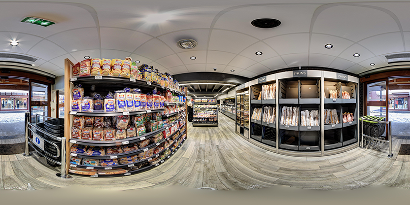 Visite virtuelle 360 de Sherpa Supermarché Arc 1800 - Bourg-Saint-Maurice