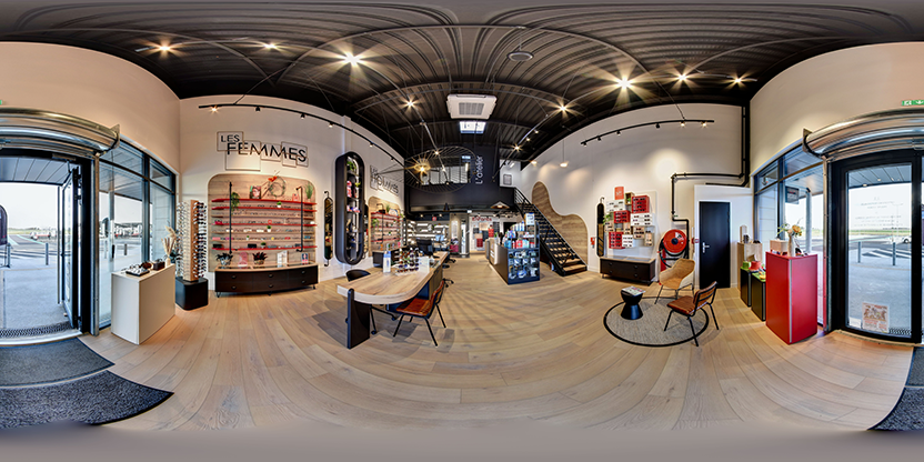 Visite virtuelle 360° de Optique Desjardin Matha à Matha – Opticien – Webvisite