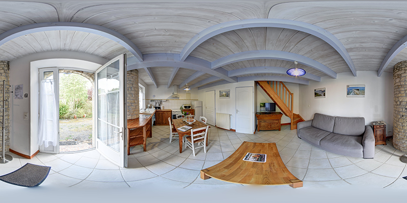 Visite virtuelle 360° de Le Nid à Surgères – Gîte – Webvisite