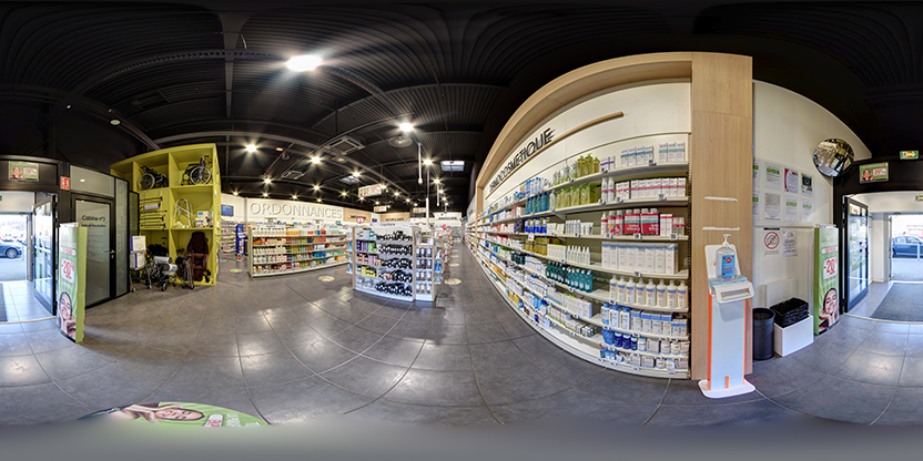 Visite virtuelle 360° de Pharmacie de la Béraudière à La Ricamarie – Pharmacie – Webvisite