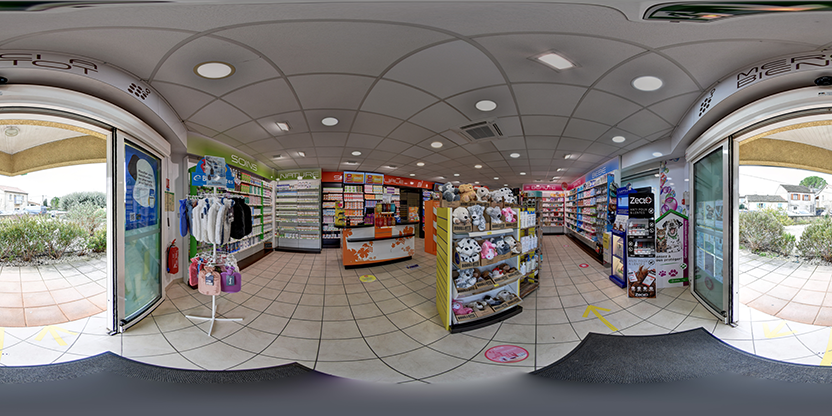 Visite virtuelle 360 de Pharmacie des Vignes Lezan-Cardet-Massillargues Attuech - Lézan