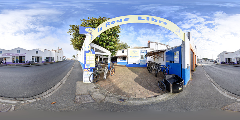 Visite virtuelle 360° de La Roue Libre à L'Île-d'Yeu – Magasin de vélos – Webvisite