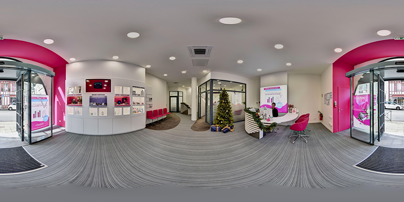 Visite virtuelle 360 de Audioprothésiste Biarritz - VivaSon - Biarritz