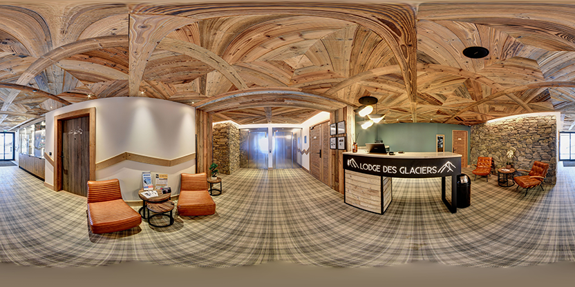 Visite virtuelle 360° de Le Lodge des Glaciers by Altitude Résidences à Montvalezan – Hôtel – Webvisite