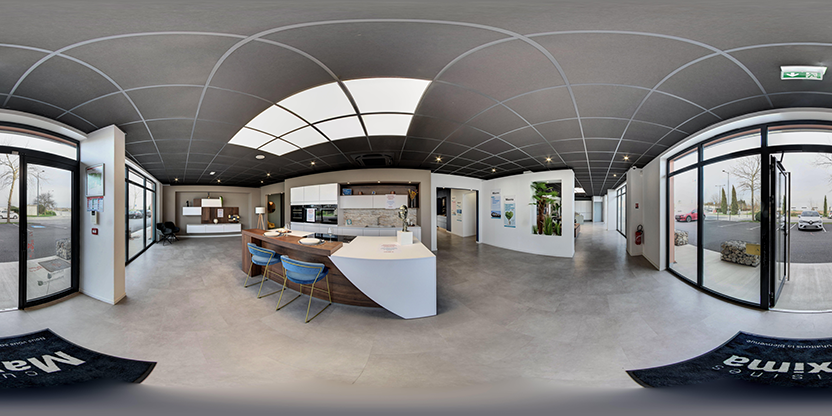 Visite virtuelle 360 de Cuisines Maxima - Castelnaudary - Castelnaudary