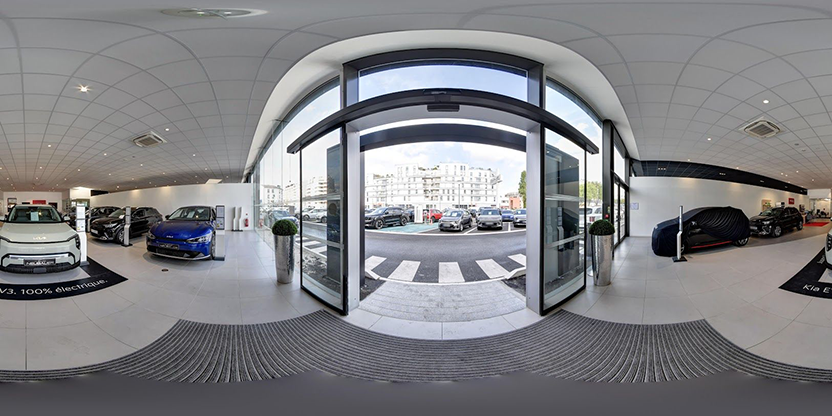 Visite virtuelle 360° de Kia - Saint Denis - NDK à Saint-Denis – Concessionnaire automobile – Webvisite