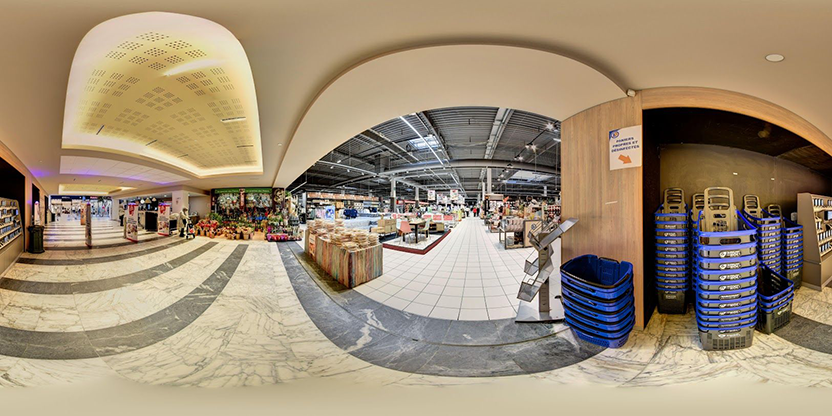 Visite virtuelle 360° de E.Leclerc - Pau à Pau – Supermarché – Webvisite