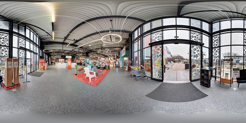 Visite virtuelle 360 de Super U et Drive Capcaroux - Roujan