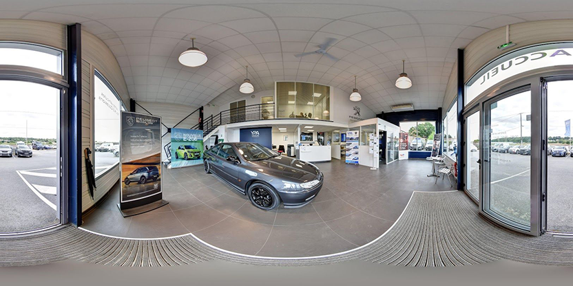 Visite virtuelle 360° de Peugeot - Garage Val de Loire à Divatte-sur-Loire – Concessionnaire automobile – Webvisite