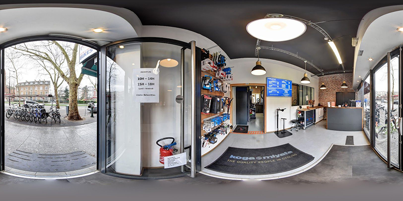 Visite virtuelle 360 de Holland Bikes Atelier Paris 15 - Paris