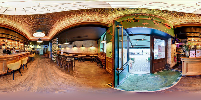 Visite virtuelle 360 de Le Singe Vert - Bordeaux