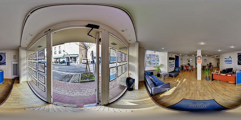 Visite virtuelle 360° de Cimm Immobilier Chabeuil à Chabeuil – Agence immobilière – Webvisite