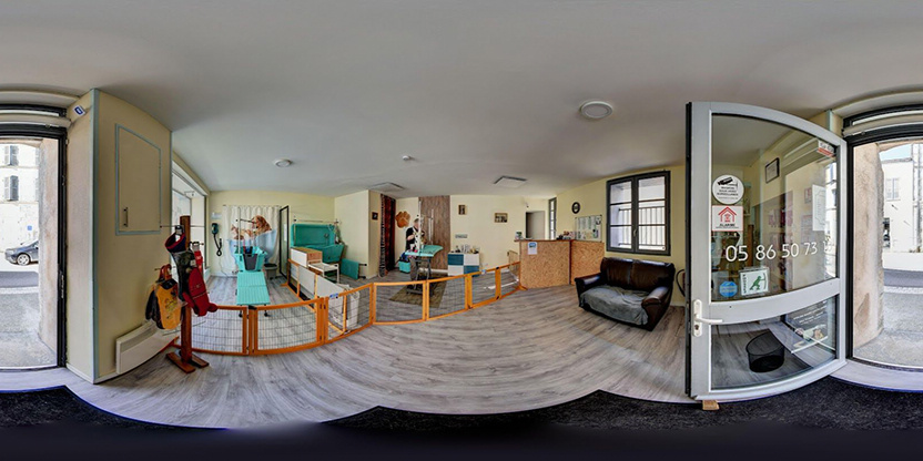 Professionnels du secteur Toiletteur en visite virtuelle - Webvisite