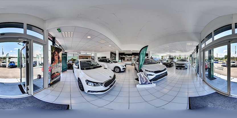 Visite virtuelle 360° de ŠKODA - Laganier à Alès – Concessionnaire automobile – Webvisite