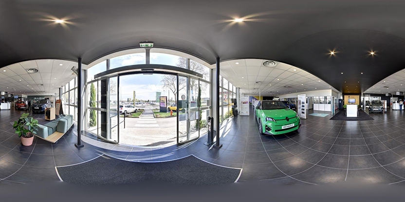 Visite virtuelle 360° de Renault Beaune - Groupe Guyot à Beaune – Concessionnaire automobile – Webvisite