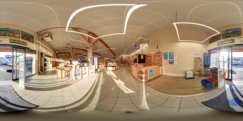 Visite virtuelle 360 de Biocoop Cholet Sud - Cholet
