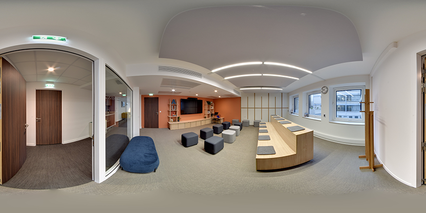 Visite virtuelle 360° de The American University of Paris - New building à Paris – Enseignement Supérieur – Webvisite