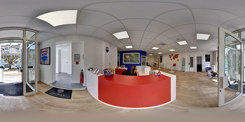 Visite virtuelle 360° de Remax Platinium à Nevers – Agence immobilière – Webvisite