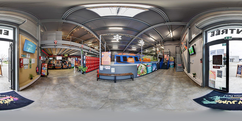 Visite virtuelle 360° de Trampoline Park New Jump - Montelimar à Montélimar – Activité sportive – Webvisite