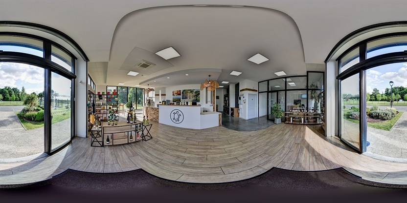 Visite virtuelle 360° de Sas Distribution Du Domaine D'Uby à Cazaubon – Vignoble – Webvisite