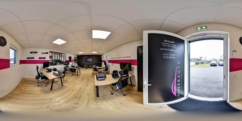 Visite virtuelle 360° de TransakAuto Caen à Colombelles – Concessionnaire automobile – Webvisite