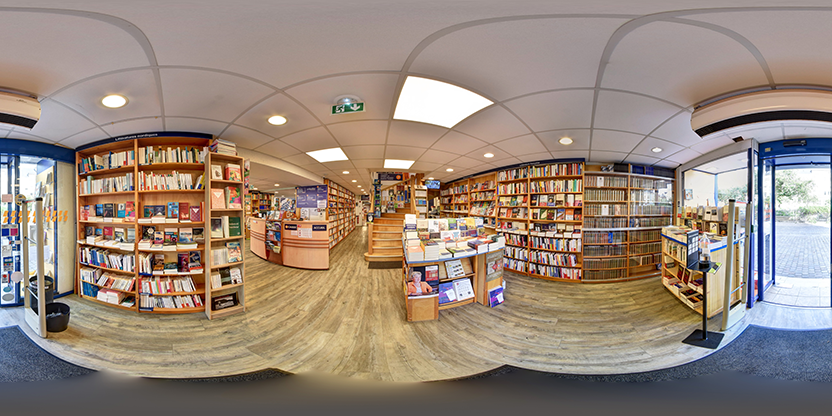 Visite virtuelle 360° de Librairie le Brouillon de Culture à Caen – Librairie – Webvisite