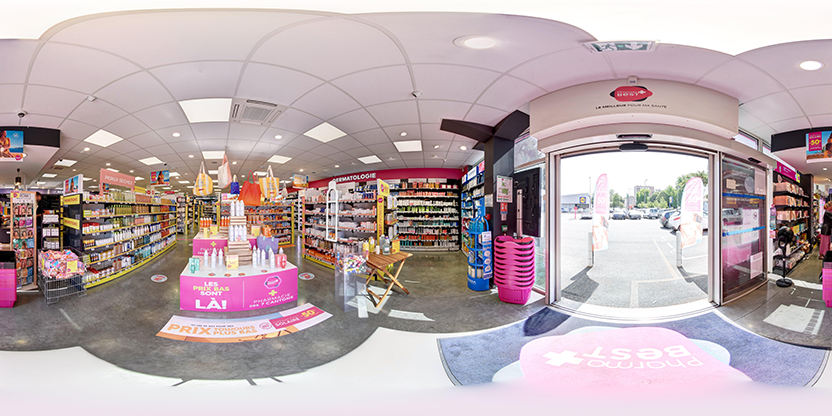 Visite virtuelle 360° de Pharmacie 7 cantons Lons à Lons – Pharmacie – Webvisite