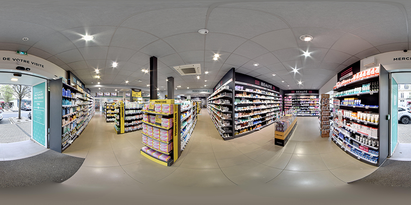 Visite virtuelle 360° de Aprium Pharmacie Decoutère à Argences – Pharmacie – Webvisite