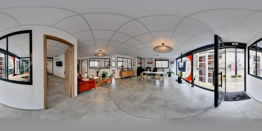 Visite virtuelle 360 de Agences Orpi Estival et Sautel Joyeuse - Joyeuse
