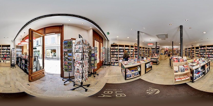 Visite virtuelle 360 de Nouvelle Librairie Baume - Montélimar