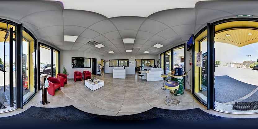 Visite virtuelle 360° de Garage Huvelin à Sèvremont – Concessionnaire automobile – Webvisite