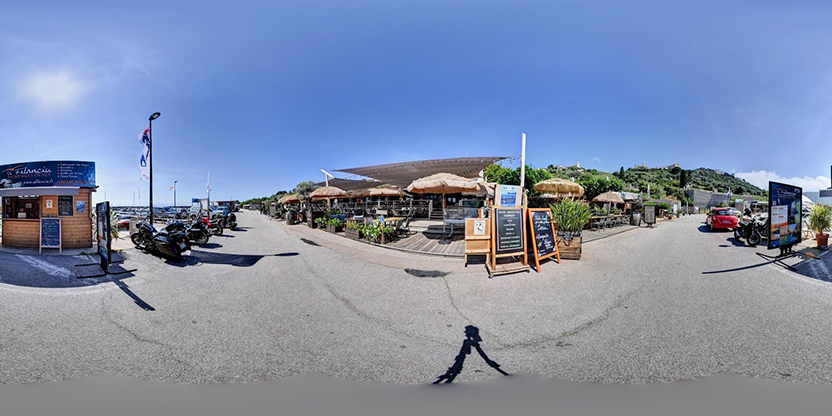 Visite virtuelle 360° de U Rasaghiu à Cargèse – Restaurant – Webvisite