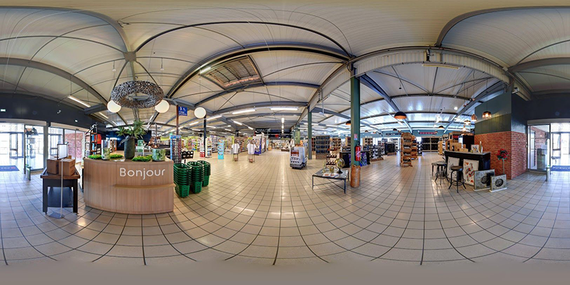 Visite virtuelle 360 de Supermarché Coccinelle a Olonzac - Webvisite