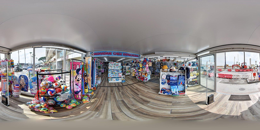 Visite virtuelle 360° de Espacekids Souvenirs Juan les pins à Antibes – Boutique de cadeaux – Webvisite