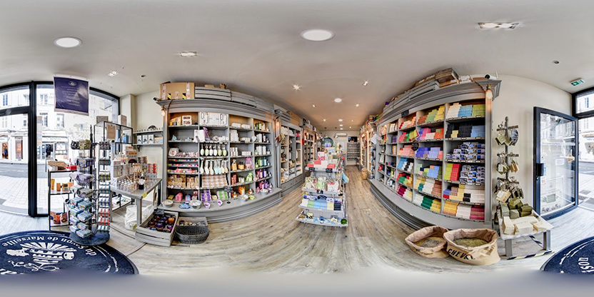 Visite virtuelle 360° de La Maison du Savon de Marseille - La Rochelle à La Rochelle – Magasin de produits de beauté – Webvisite