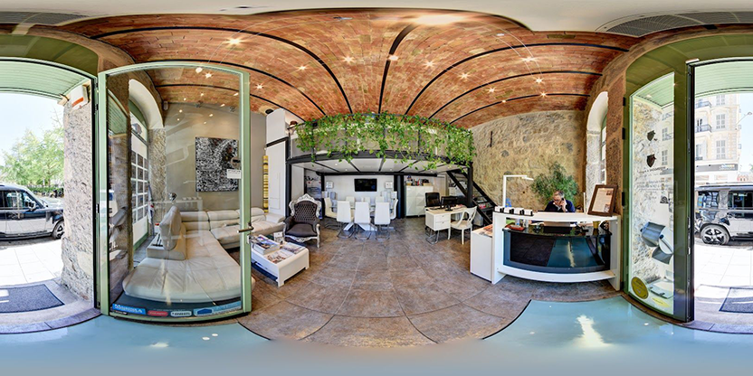 Visite virtuelle 360° de Gubernatis Immobilier à Nice – Agence immobilière – Webvisite