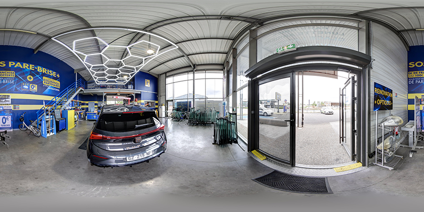 Visite virtuelle 360° de SOS Pare-Brise Montauban à Montauban – Garage – Webvisite