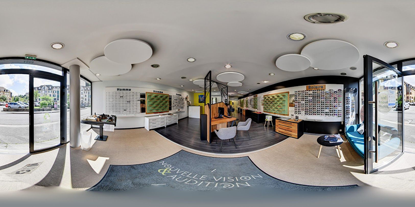 Visite virtuelle 360° de Opticien Nouvelle Vision et Audition à Oloron-Sainte-Marie – Audioprothésiste – Webvisite