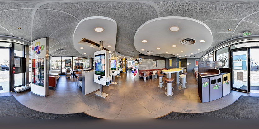 Visite virtuelle 360° de McDonald's Saint-Paul-lès-Dax à St Paul les dax – Restauration rapide – Webvisite